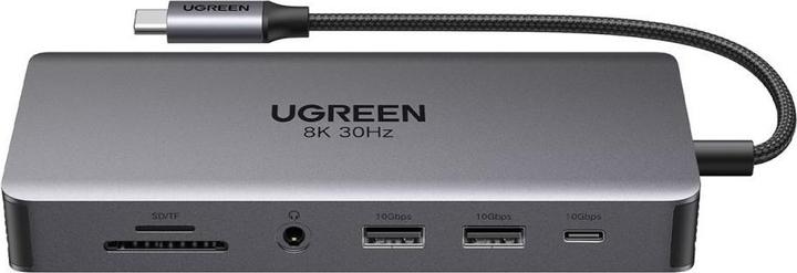 Ugreen HUB CM681 15978 13in1 USB-C - 2x USB-A 3.2 / 2x USB-A 3.0 / USB-C 3.2 / 2x HDMI / DisplayPort (USB-C, 13 Porti)