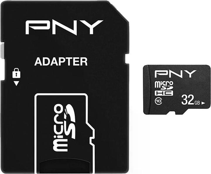 PNY Performance Plus incl. adapter (32 GB, microSDHC, U1, UHS-I)