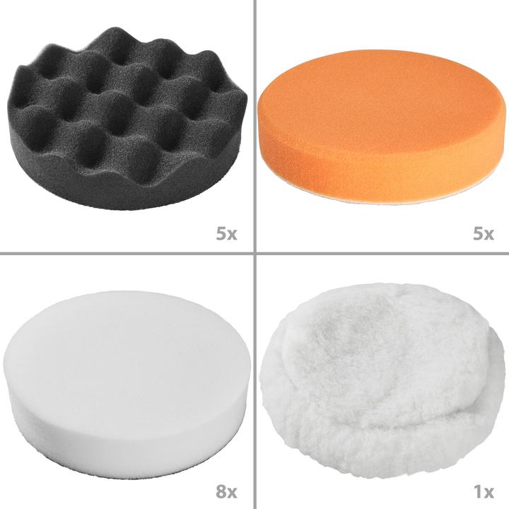 Produktbild tectake Polierschwamm-Set