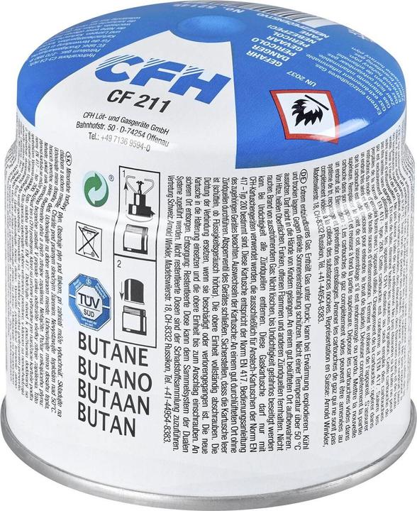 Produktbild CFH Butandruckgaskartusche