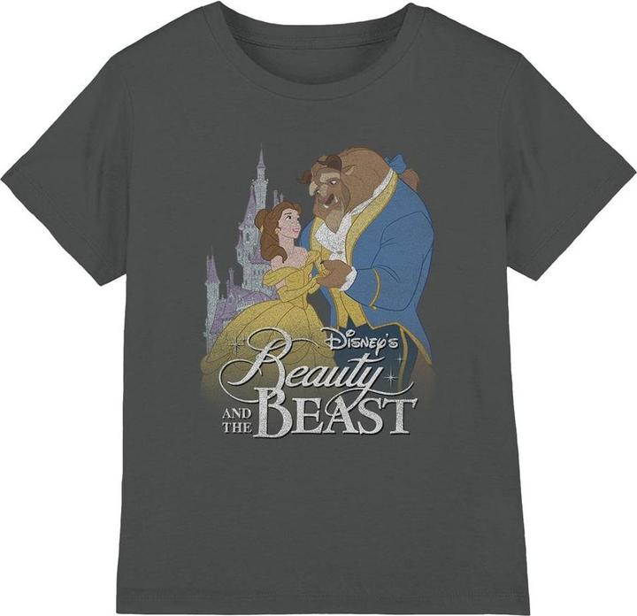 Actual product image Beauty And The Beast Childrens/Kids Belle Beast Castle T-Shirt (152, 158)