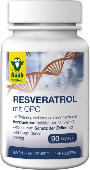Raab Resveratrol mit OPC (90 Stück, Kapseln, 45 g)
