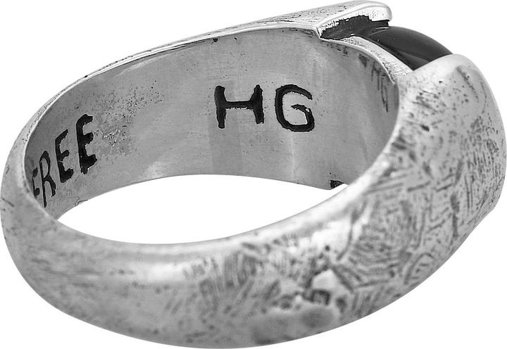 Produktbild Haze & Glory Ring Liberty - Schwarzer Onyx 925 Silber (56, 925 Silber)