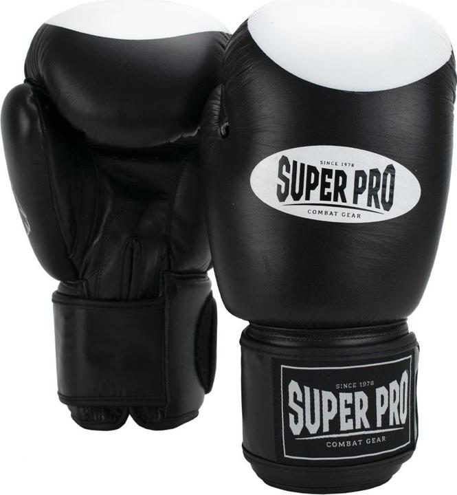 Actual product image Super Pro Combat Gear Boxer Pro Boxing Gloves Velcro Closure (12 OZ, 12)