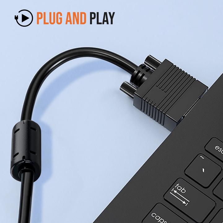 Produktbild LinQ VGA Videokabel 5m (5 m, VGA)