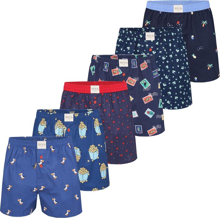 Immagine prodotto Phil & Co. Berlin Stampe di boxer (XL, confezione da 6)