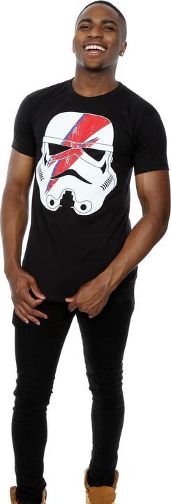 Actual product image Star Wars Mens Stormtrooper Glam Lightning Bolt T-Shirt (XXL)