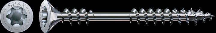 Immagine prodotto Spax Vite di installazione R 89015 Seko Filetto di fissaggio/punta/T-STAR 4,5 x 60 -T20 Acciaio WIROX (500 Viti per pezzo)