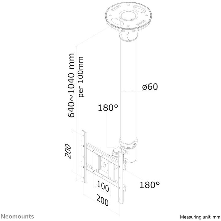Produktbild Neomounts Fpma-C200 (Decke, 40")