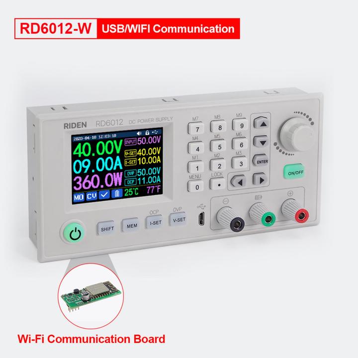 Immagine prodotto RD Tech RD6012-W alimentatore programmabile da laboratorio convertitore DC-DC 60V 12A 720W