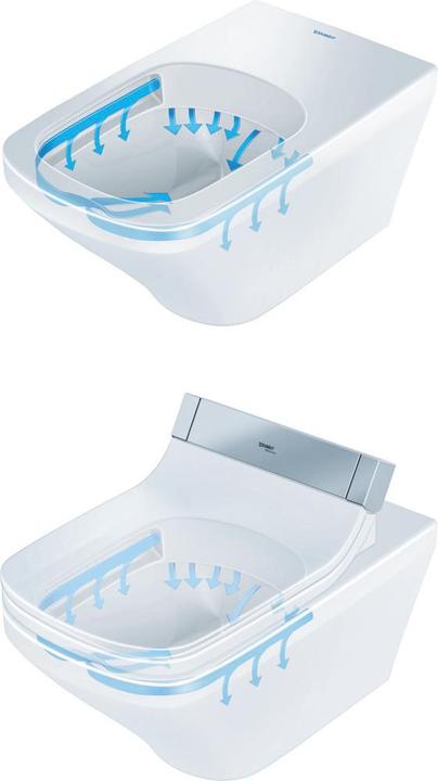 Produktbild Duravit Wand-WC DURASTYLE tief, 370x620mm, SensoWash weiss WG