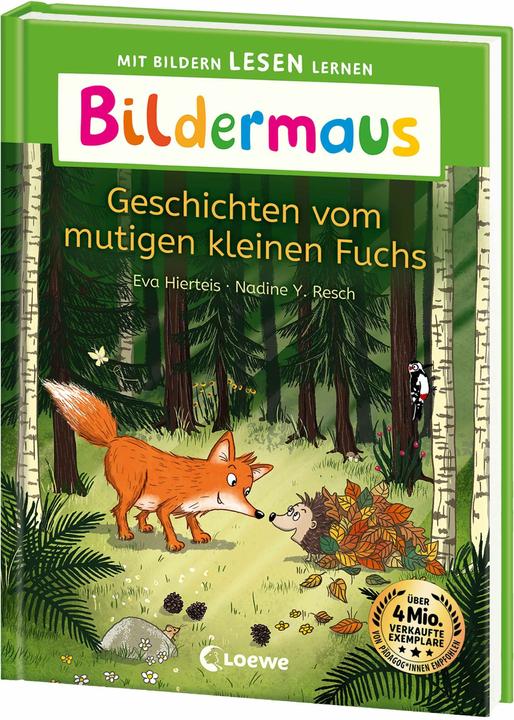 Immagine prodotto Loewe Bildermaus - Geschichten vom mutigen kleinen Fuchs (Tedesco, I primi lettori Loewe, Eva Hierteis, Nadine Y. Resch, 2024)