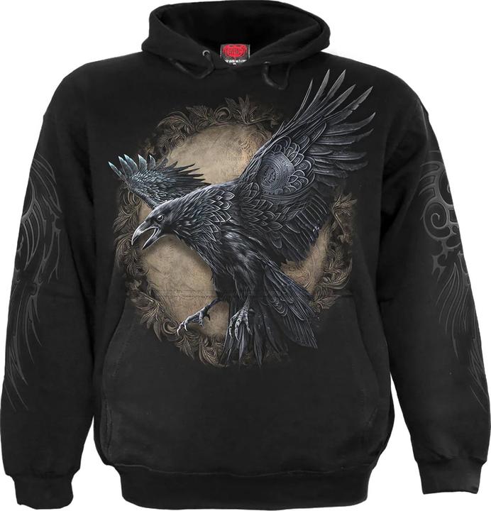 Immagine prodotto Spiral Raven Wise Felpa con Cappuccio Adulto Unisex (M)