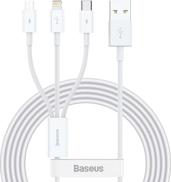 Baseus 3 in 1 Multicharger USB-Cable (1.50 m, USB 2.0)