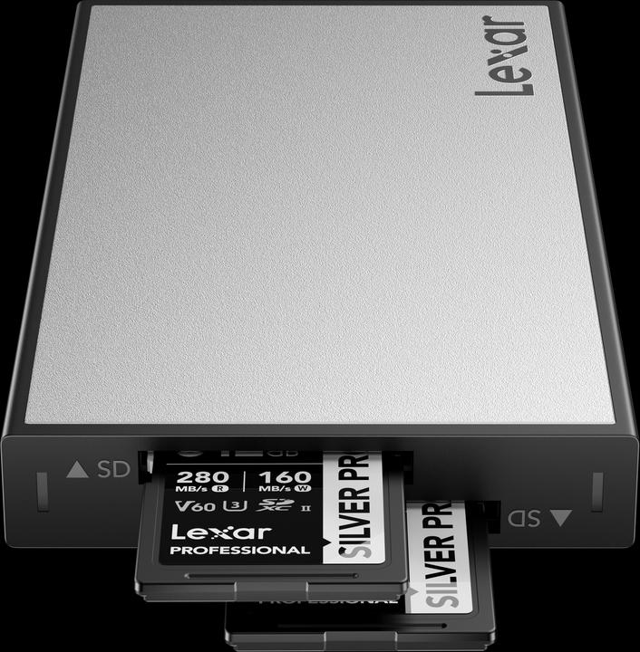 Actual product image Lexar PRO Workflow SD Dual-Slot Reader (USB 3.2)