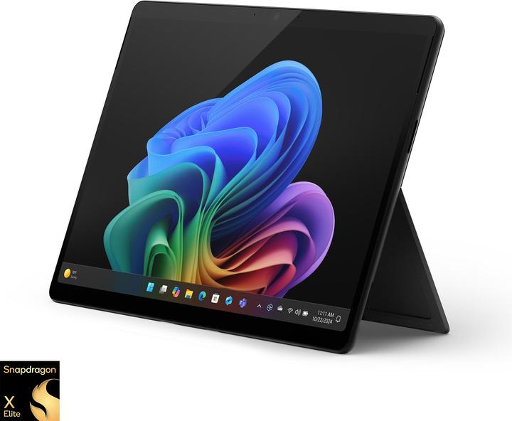 Microsoft Surface Pro – Copilot+ PC (mit Netzteil) – 11. Edition (13", Snapdragon X Elite X1E-80-100, 16 GB, 512 GB, Ohne Tastaturlayout)