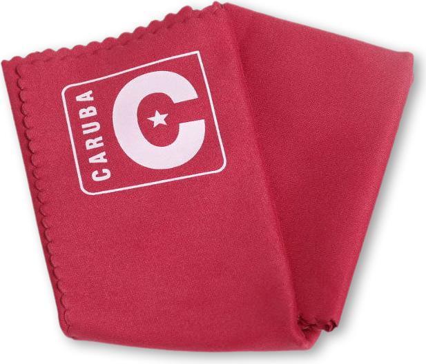 Produktbild Caruba Mikrofaser Objektivtuch 30x30 Rot