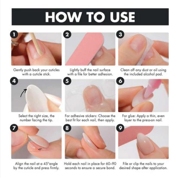 Actual product image MoYou London Soft Gel Press-Ons UV Adhesive Stickers (Nail glue)