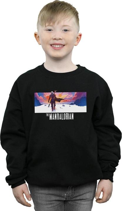 Immagine prodotto Star Wars The Mandalorian Landscape Felpa Ragazzi (128)
