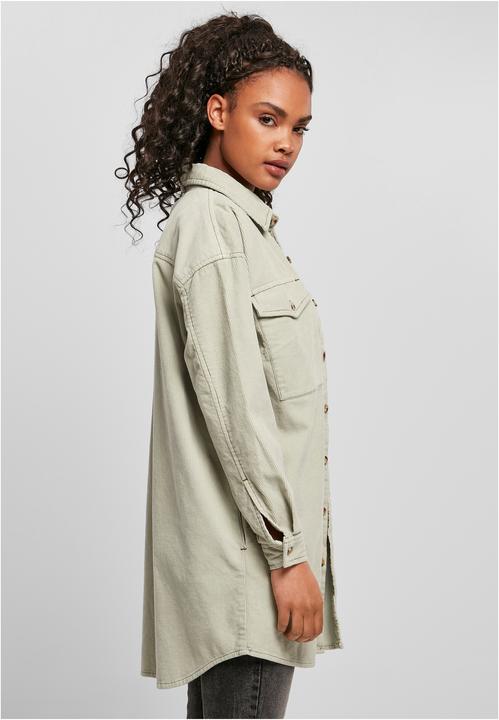 Image du produit Urban Classics Surchemise longue en velours côtelé pour femmes (S)