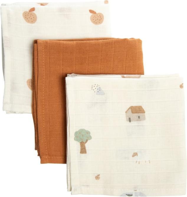 Produktbild Jollein Muslin-Tücher 3er-Set 70x70 cm (70 cm, 70 cm)