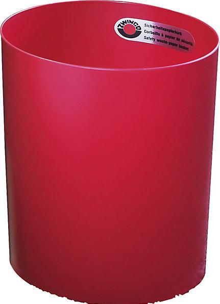 Image du produit Zwingo Corbeille à papier anti-feu avec insert en aluminium, capacité 13 l, Ø 245 mm (13 l)