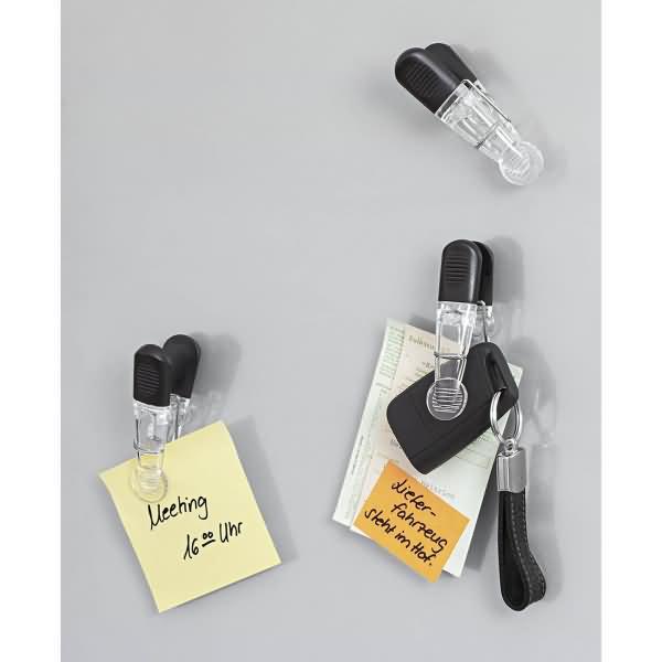 Immagine prodotto Wedo Set mollette fermacarte magnetiche Glossy (4 x)