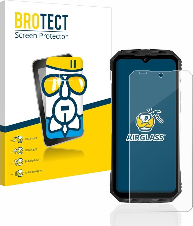 Actual product image BROTECT AirGlass Glass (1 Piece, Doogee S100)
