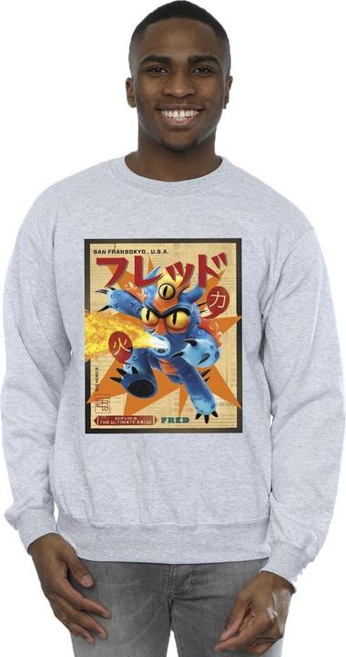 Produktbild Disney Big Hero 6 Baymax Fred Newspaper Sweatshirt (L)
