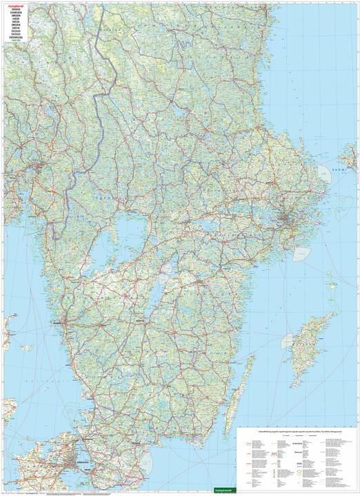 Immagine prodotto Mappa auto Freytag & Berndt Svezia