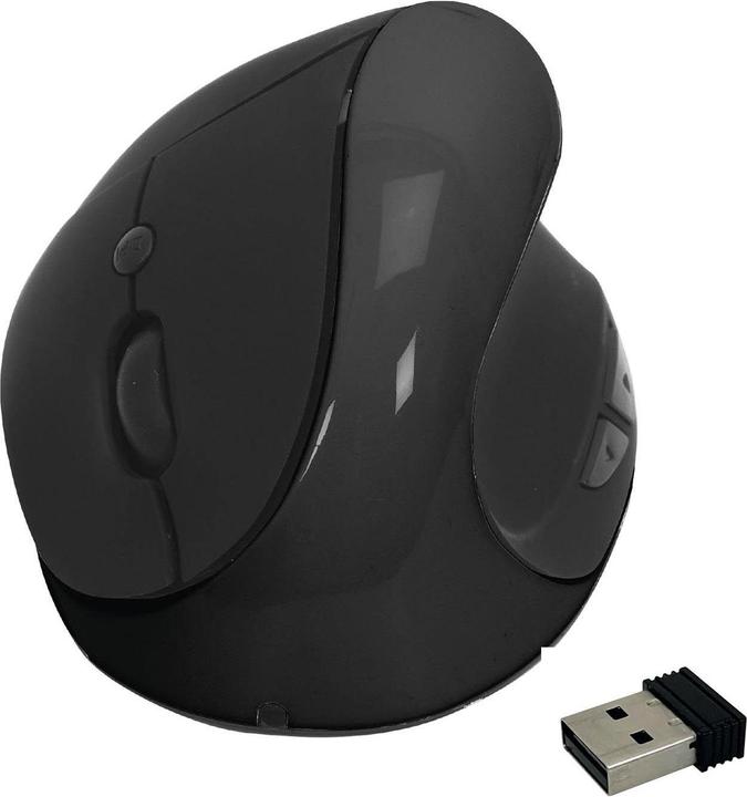 Be Mix Mouse per computer wireless con impugnatura verticale ed ergonomica (Senza fili)