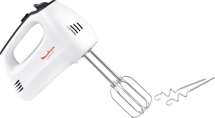 Actual product image Moulinex HM3101 Quick Mix Electric Whisk with Whips and Mixing Hooks, 300W (300 W)