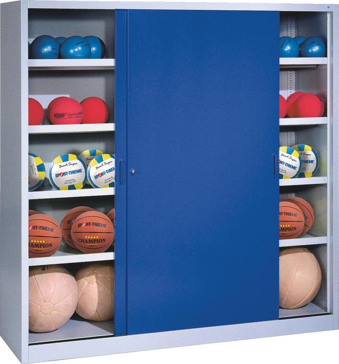 Produktbild C+P Ballschrank (HxBxT: 195x160x50 cm, mit Vollblech-Schiebetüren, Typ 4)