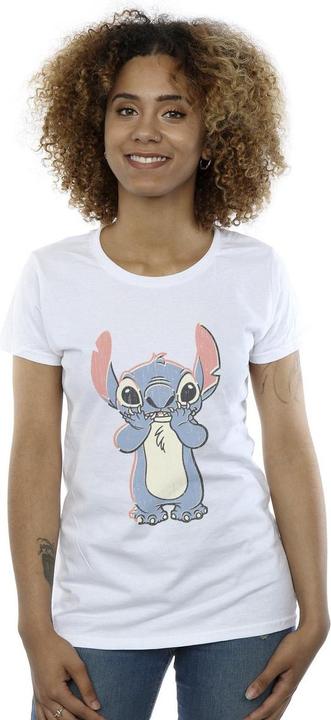 Actual product image Disney Womens/Ladies Lilo And Stitch Big Print Cotton T-Shirt (M)