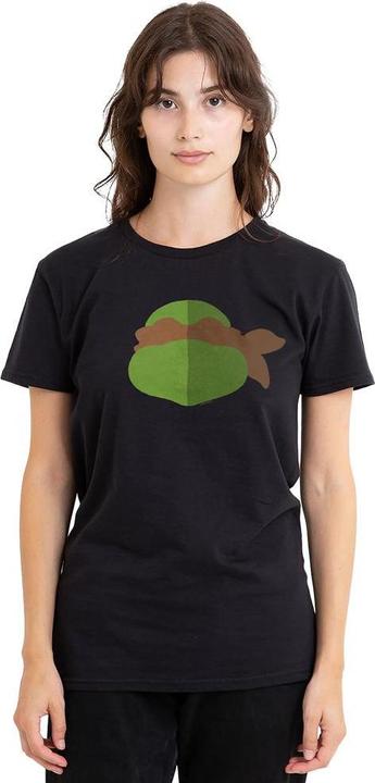 Actual product image Teenage Mutant NT Unisex Adult Michelangelo Face T-Shirt (M)