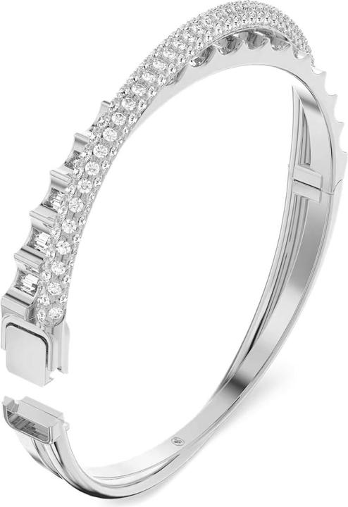Immagine prodotto Swarovski Bracciale Rota Vari Tagli Bianco (Metallo Swarovski)