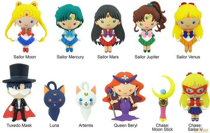 Productafbeelding Monogram Int. Sailor Moon PVC zaklabels Serie 1 Display (24)