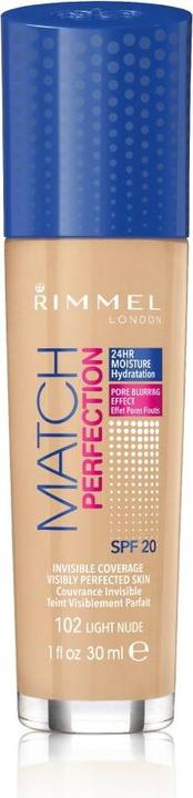 Image du produit Rimmel London Match Perfection SPF20 (102 Nu léger)