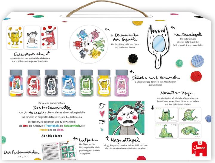 Image du produit Jumbo J'apprends à découvrir - monstre de couleur (Allemand)
