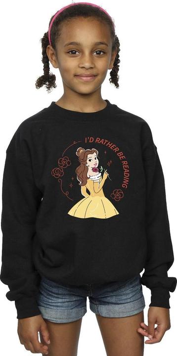 Image du produit Disney - Sweat BEAUTY AND THE BEAST I'D RATHER BE READING - Fille (128)