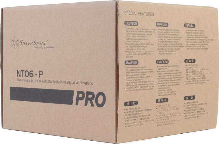 Actual product image Silverstone SST-NT06-PRO-V2 Nitrogon CPU Cooler (82 mm)