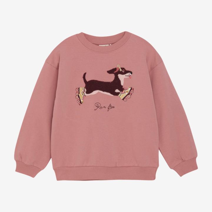Actual product image Minymo Sweatshirt dog with roller skates (116)