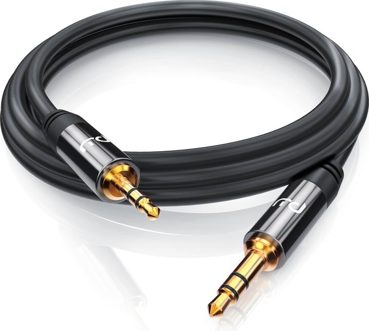 Actual product image Primewire 2.5mm Jack to 3.5mm Jack Audio Cable, AUX, HiFi Audio Adapter Jack Cable / Connector Cable (1.50 m, 3.5mm jack (AUX))