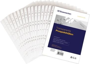 Actual product image Soennecken Brochure sleeve 1603 DIN A4 PP transparent 100 pcs./pack. (A4, 100 x)