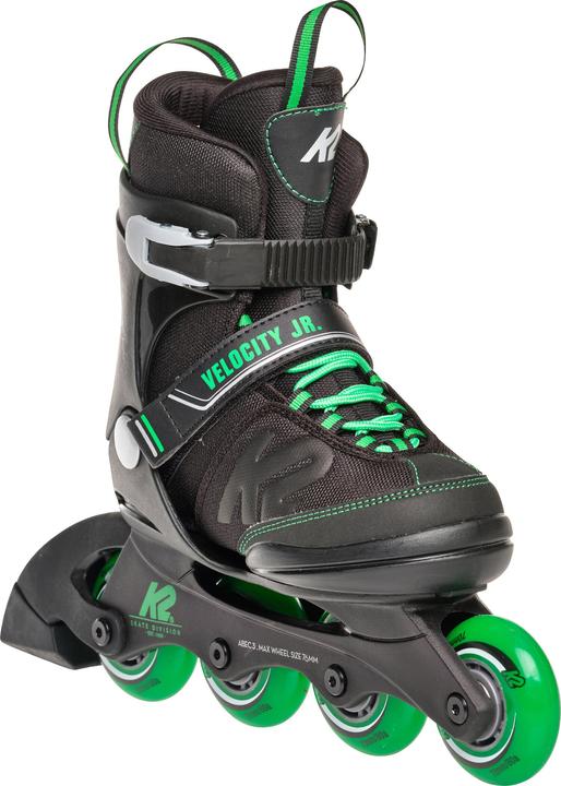 K2 Velocity Junior Boy Inliner (Grösse: 29.0-34.0, black/green) (29)
