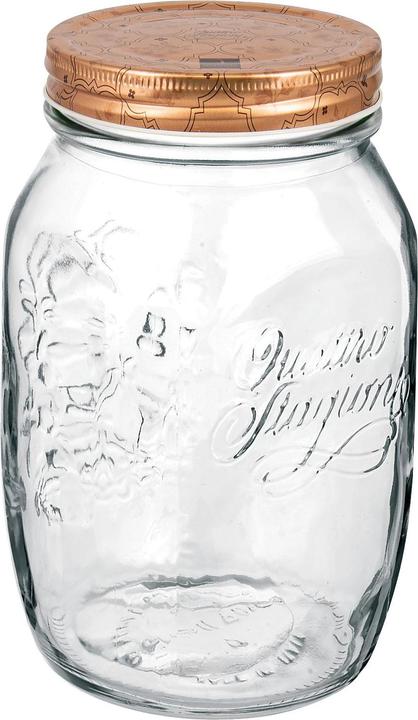 Produktbild Quattro Stagioni Einmachglas QS1000ml mD Kupfer (1 Stk., 1 l)