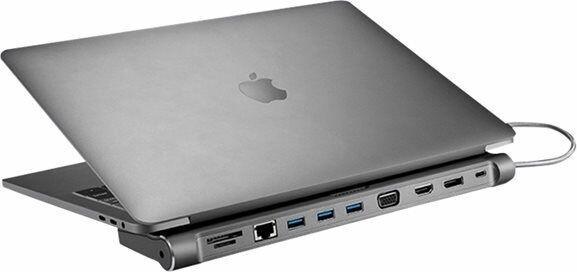 Actual product image XtremeMac Type-C Hub Station - 12 Ports (USB-A, USB-C, 12 Ports)