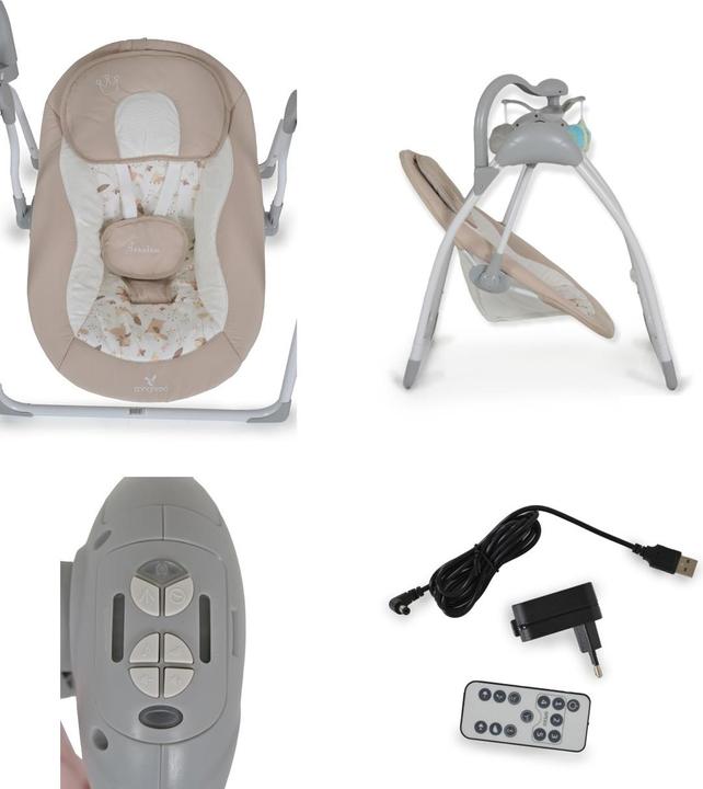 Produktbild Moni Cangaroo Babywippe elektrisch Jessica