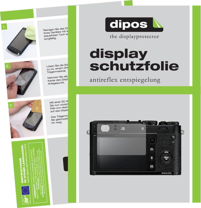 Dipos Displayschutzfolie Antireflex (Displayschutz, Fujifilm X100F)
