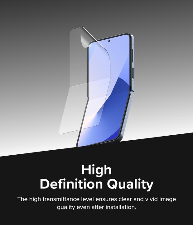 Produktbild Ringke Screen Protector for Galaxy Z Flip 6 DUAL EASY FILM 2 pack (2 Stück, Samsung Galaxy Z Flip6)